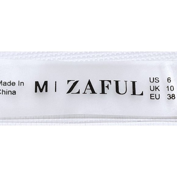 NWT ZAFUL Medium V-wire Tankini White bikini set - Picture 5 of 6